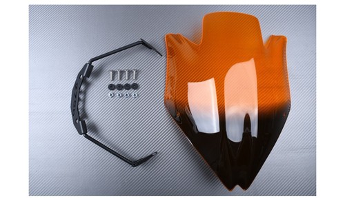 Bulle orange double courbure - double,