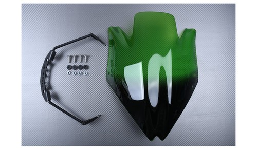Bulle verte double - verte, courbure